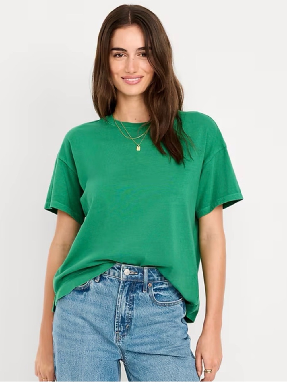 Old Navy vintage crewneck T-Shirts Green and Pink (bundle) - Picture 4 of 6